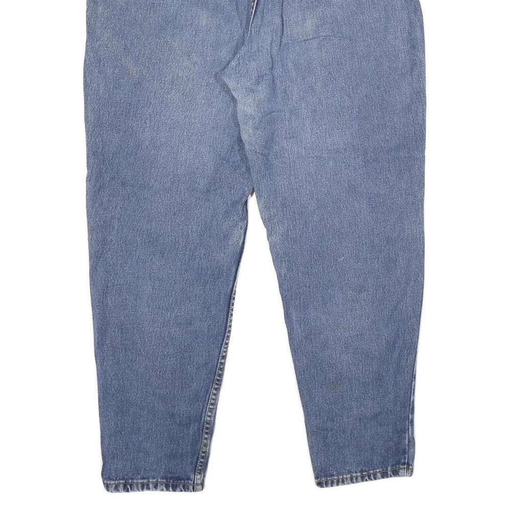 LEVI'S 522 Womens Classic Jeans Blue Denim W34 L30 Stylish Zip Closure