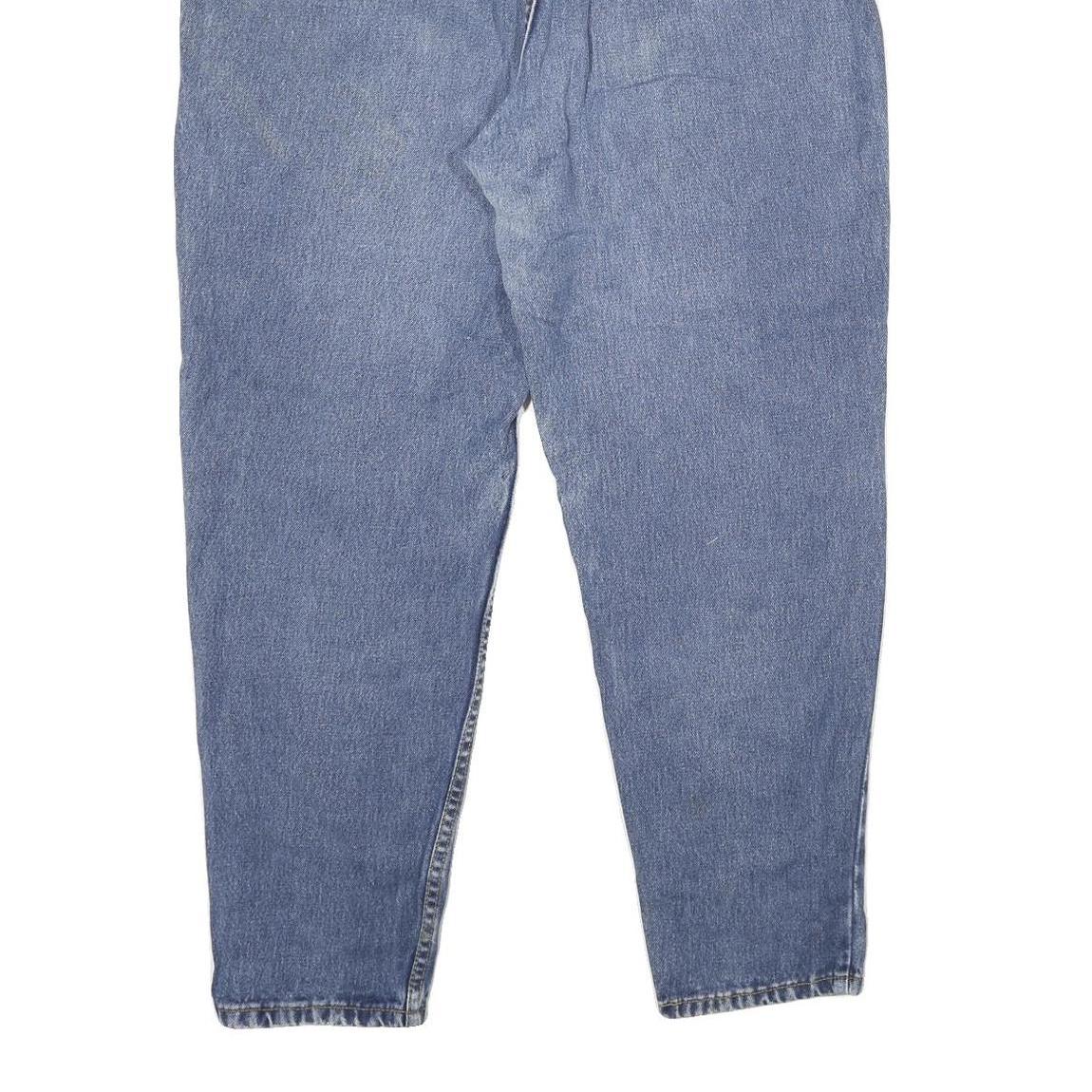 LEVI'S 522 Womens Classic Jeans Blue Denim W34 L30 Stylish Zip Closure