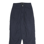 ASOS Womens Cotton Blend Navy Relaxed Cargo Trousers W26 L28 Casual Zip