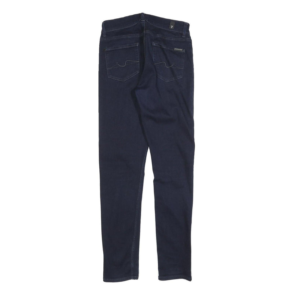 7 FOR ALL MANKIND Womens Slim Blue Denim Slim Tapered Jeans W30 L32 Stretch