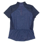 DECATHLON Cycling Womens Jersey Blue 1/4 Zip M