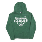 NIKE Mens Green Orchard Farm Eagles Softball Pullover Hoodie S Sportswear