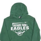 NIKE Mens Green Orchard Farm Eagles Softball Pullover Hoodie S Sportswear