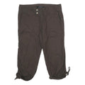 CALVIN KLEIN JEANS Womens Shorts Brown Casual L W34 Drawstring Hem