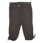 CALVIN KLEIN JEANS Womens Shorts Brown Casual L W34 Drawstring Hem