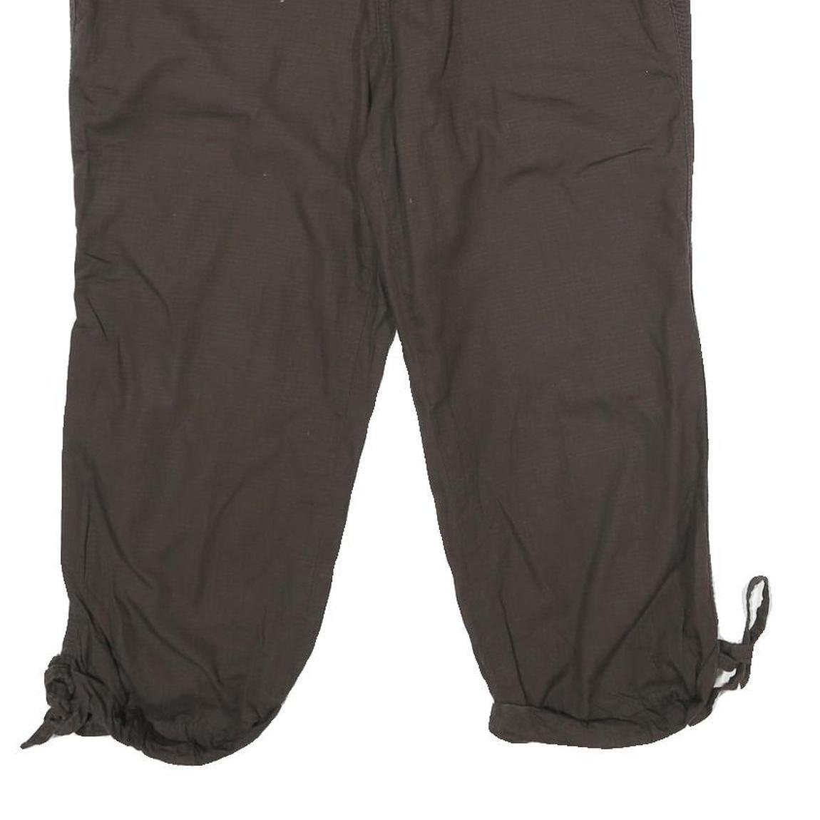 CALVIN KLEIN JEANS Womens Shorts Brown Casual L W34 Drawstring Hem