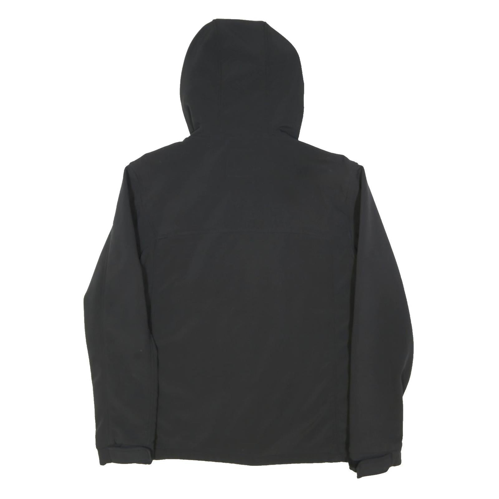 ONEILL Mens Black Softshell Jacket L Polyester Blend Zip Hooded Casual