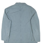 ESCO Mens Blue Cotton Blend Jacket M Button Closure Plain Casual Workwear