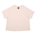 NIKE Womens Pink Cotton T-Shirt 2XL Short Sleeve Crew Neck Casual Top
