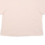 NIKE Womens Pink Cotton T-Shirt 2XL Short Sleeve Crew Neck Casual Top