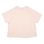 NIKE Womens Pink Cotton T-Shirt 2XL Short Sleeve Crew Neck Casual Top