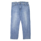 LEVI'S 505 Jeans Mens Blue Regular Straight Stone Wash W38 L30