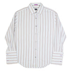 PAUL SMITH Mens Shirt Blue Striped Long Sleeve M