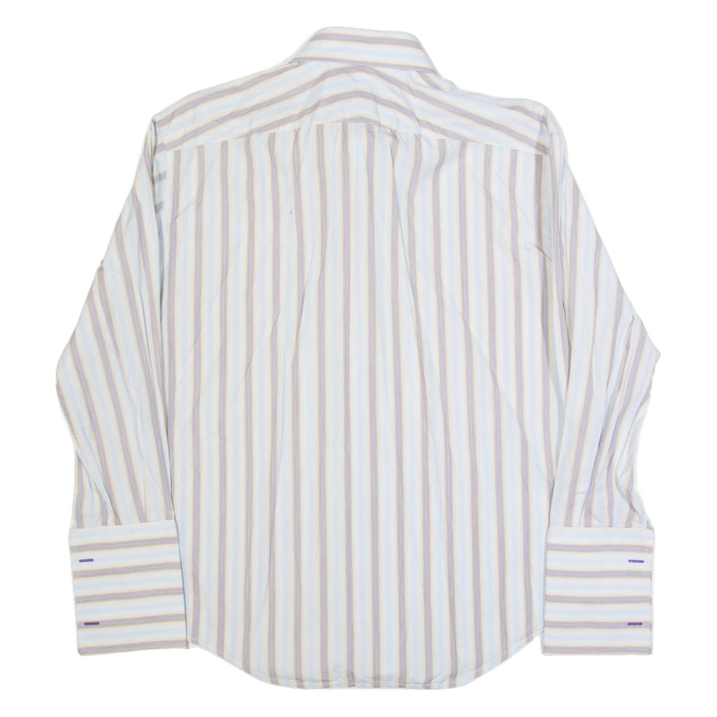 PAUL SMITH Mens Shirt Blue Striped Long Sleeve M