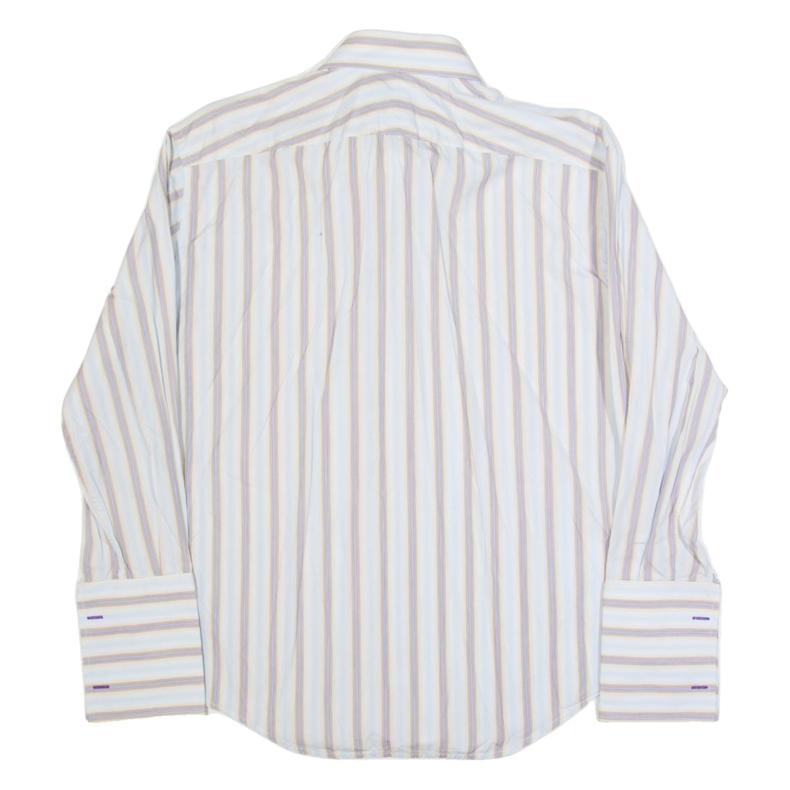 PAUL SMITH Mens Shirt Blue Striped Long Sleeve M