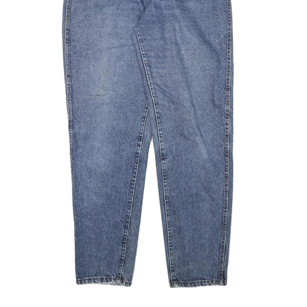 LEE Mens Blue Relaxed Straight Denim Dark Jeans W29 L30 Classic Zip Closure