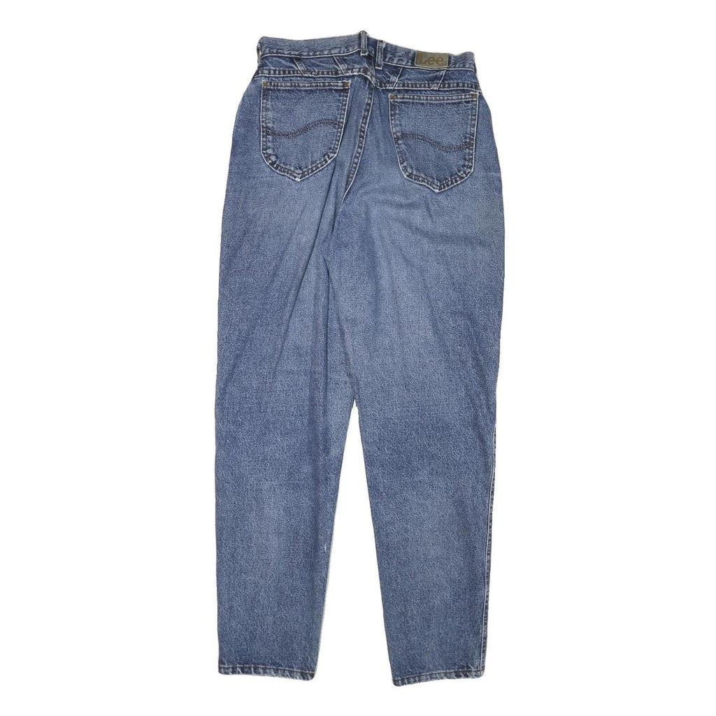 LEE Mens Blue Relaxed Straight Denim Dark Jeans W29 L30 Classic Zip Closure