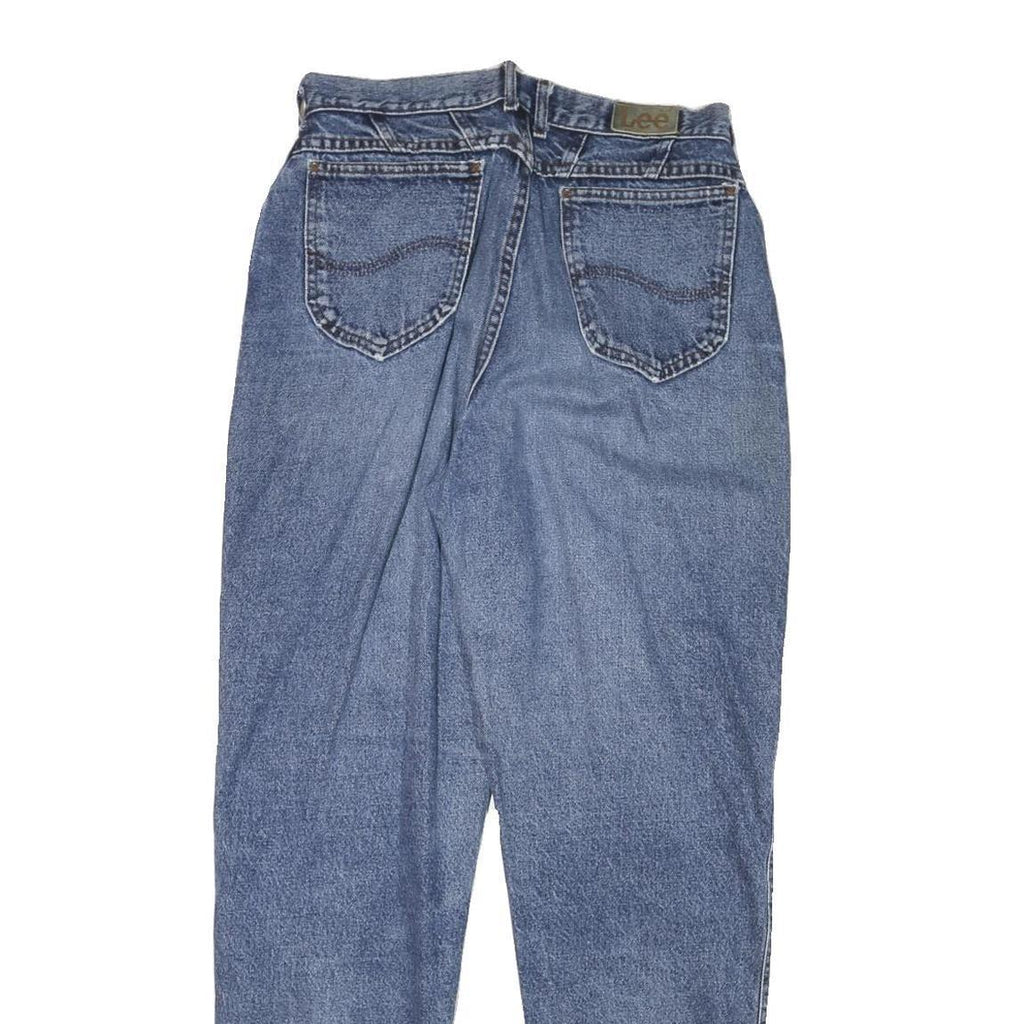 LEE Mens Blue Relaxed Straight Denim Dark Jeans W29 L30 Classic Zip Closure