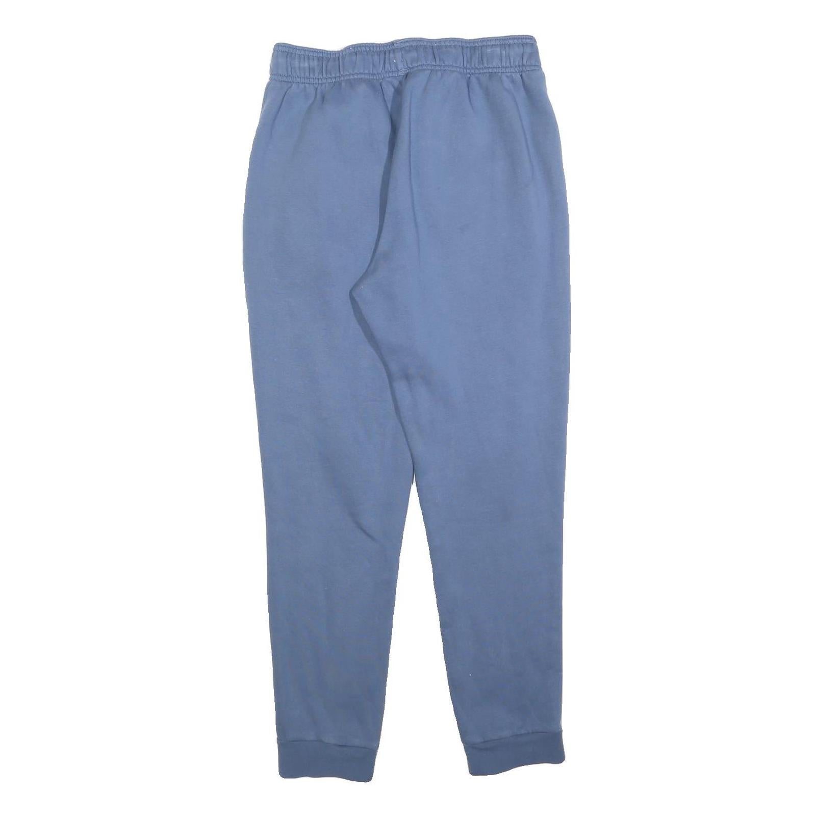 ADIDAS Mens Joggers Blue S W26 L28 Slim Tapered Cotton Blend Casual Sportswear