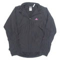 ADIDAS Mesh Lined Womens Windbreaker Jacket Black UK 16