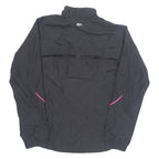 ADIDAS Mesh Lined Womens Windbreaker Jacket Black UK 16