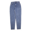 LEE Womens Regular Fit Blue Denim Jeans W28 L32 Classic Cotton Blend Zip Pockets