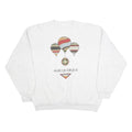 TULTEX Womens Grey Hot Air Balloons Crew Neck XL Cotton Blend Sweatshirt