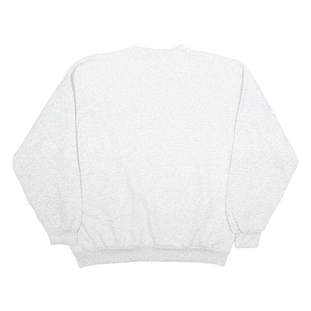 TULTEX Womens Grey Hot Air Balloons Crew Neck XL Cotton Blend Sweatshirt