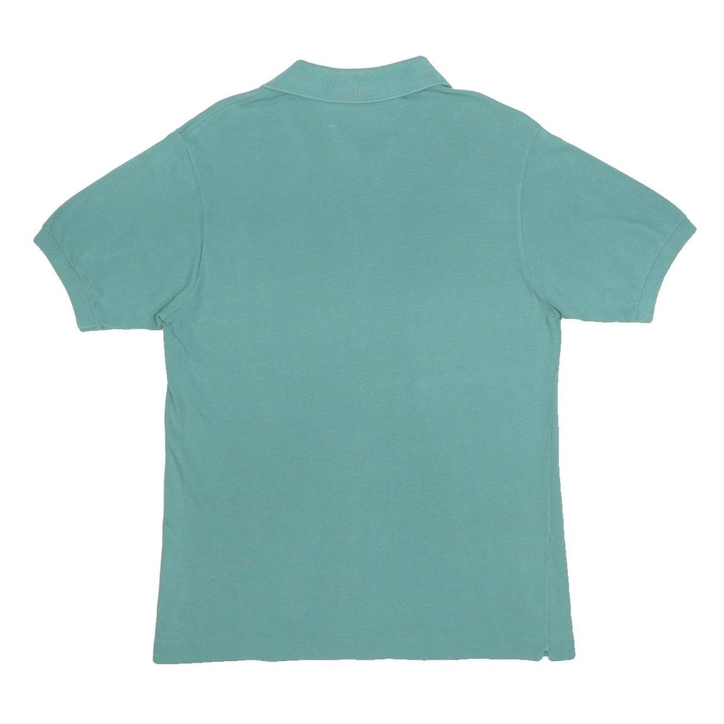 LACOSTE Mens Green Short Sleeve Plain S Cotton Polo Shirt Classic Fit