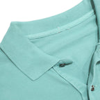 LACOSTE Mens Green Short Sleeve Plain S Cotton Polo Shirt Classic Fit