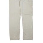CARHARTT Mens Cotton Blend Beige Regular Fit Trousers W38 L33 Workwear Zip