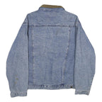 CABELA'S Mens Blue Cotton Button Denim Jacket L Outdoor Casual Classic