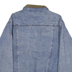 CABELA'S Mens Blue Cotton Button Denim Jacket L Outdoor Casual Classic