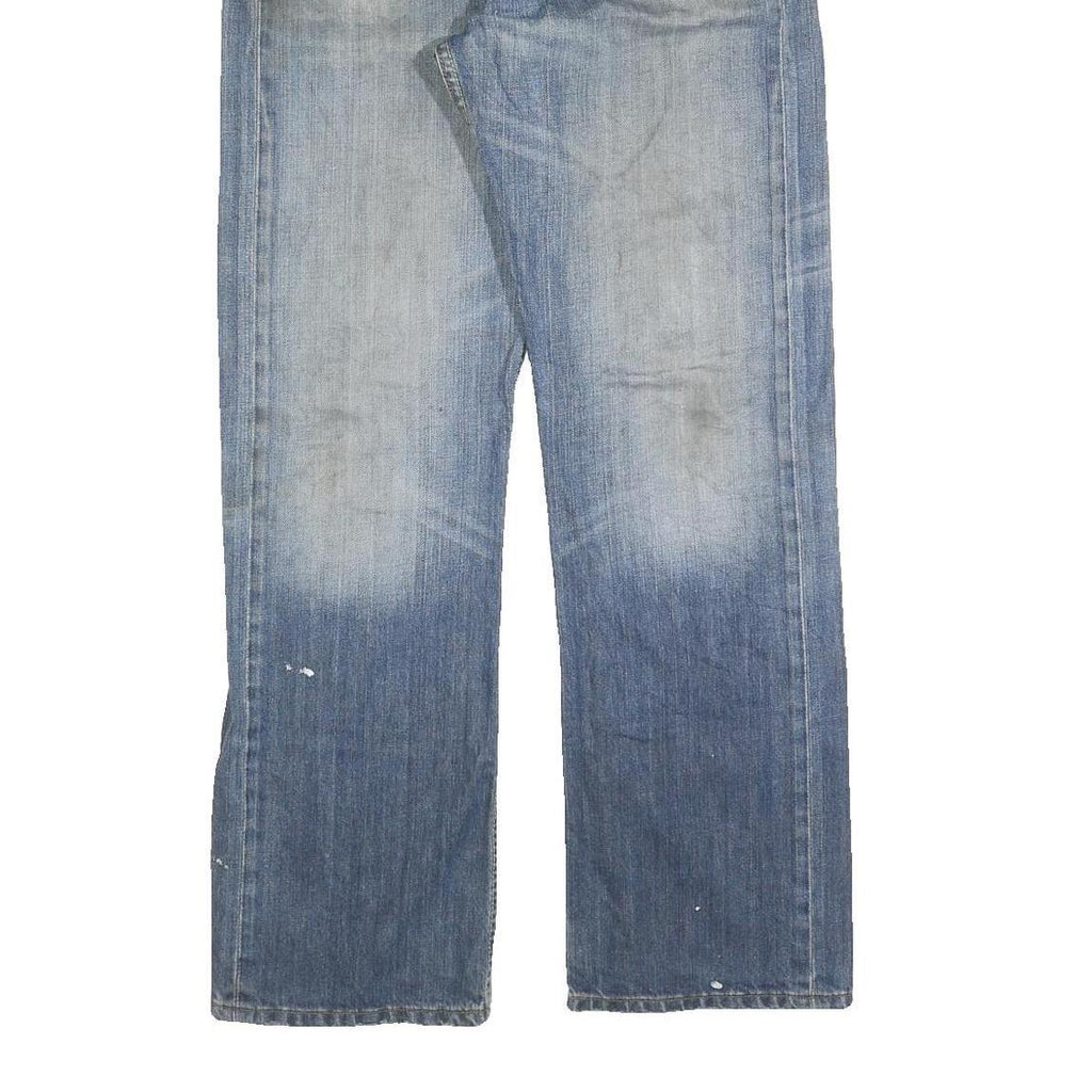 LEVI'S 501 Mens Blue Regular Straight Denim Medium W32 L32 Classic Cotton Blend