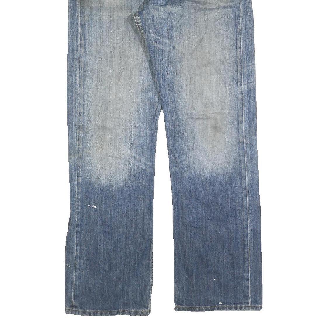 LEVI'S 501 Mens Blue Regular Straight Denim Medium W32 L32 Classic Cotton Blend