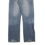 LEVI'S 501 Mens Blue Regular Straight Denim Medium W32 L32 Classic Cotton Blend
