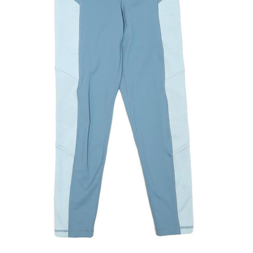 NIKE Mens Joggers Blue & Light Blue Slim Tapered S W26 L24 Compression Fitness