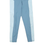 NIKE Mens Joggers Blue & Light Blue Slim Tapered S W26 L24 Compression Fitness