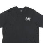 LEVI'S Mens Black Graphic T-Shirt XL Short Sleeve Crew Neck Classic Cotton Blend