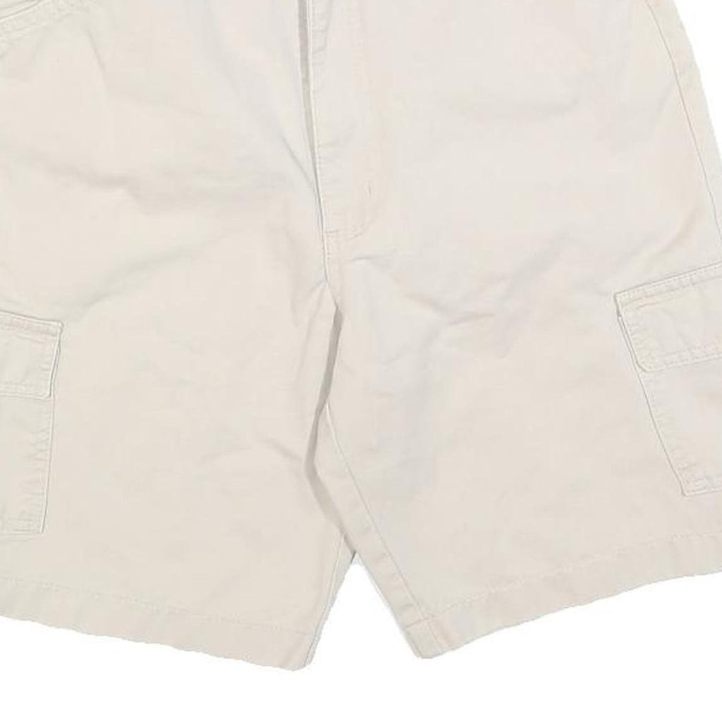 ANGELS Womens Shorts Beige Cargo S W26 Cotton Blend Casual Pockets