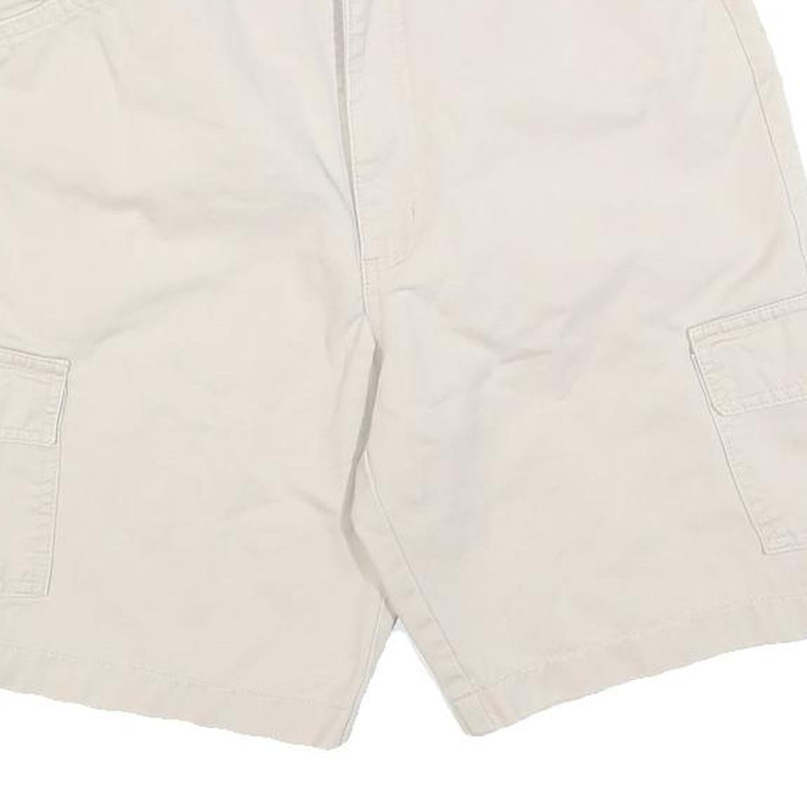 ANGELS Womens Shorts Beige Cargo S W26 Cotton Blend Casual Pockets