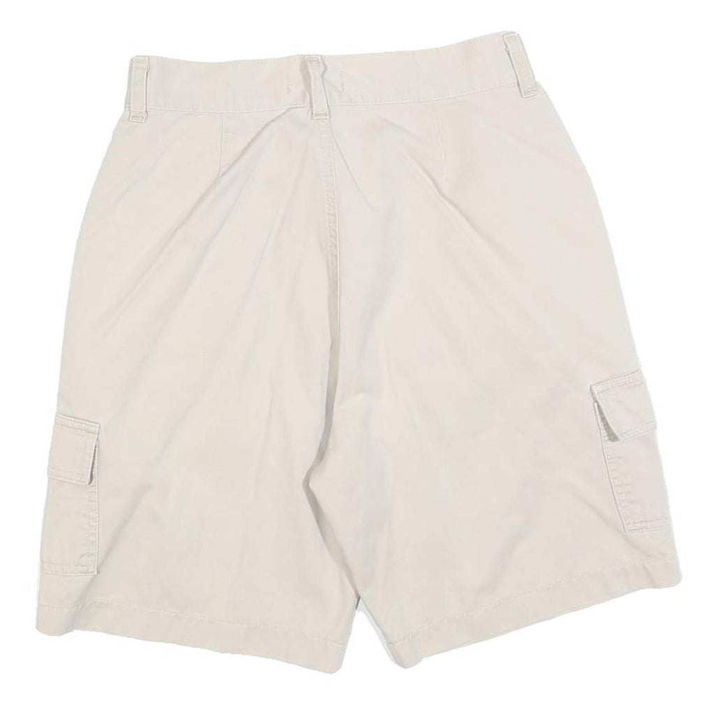 ANGELS Womens Shorts Beige Cargo S W26 Cotton Blend Casual Pockets