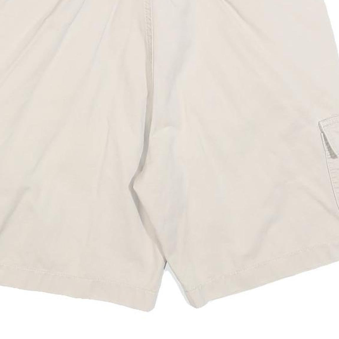 ANGELS Womens Shorts Beige Cargo S W26 Cotton Blend Casual Pockets