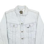 LEE Mens Blue Cotton Denim Jacket XL Button Closure Classic Fit Casual Style