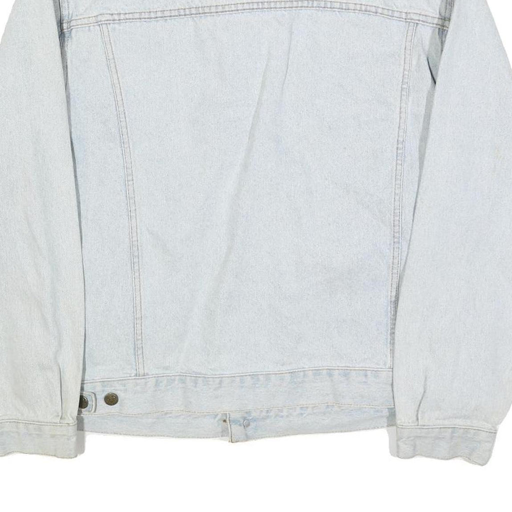 LEE Mens Blue Cotton Denim Jacket XL Button Closure Classic Fit Casual Style