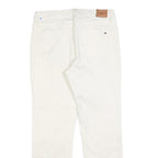 TOMMY HILFIGER Womens White Regular Fit Straight Denim Jeans W29 L26 Lightweight