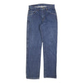 WRANGLER Mens Regular Fit Straight Denim Medium W30 L32 Zip Cotton Blend Jeans