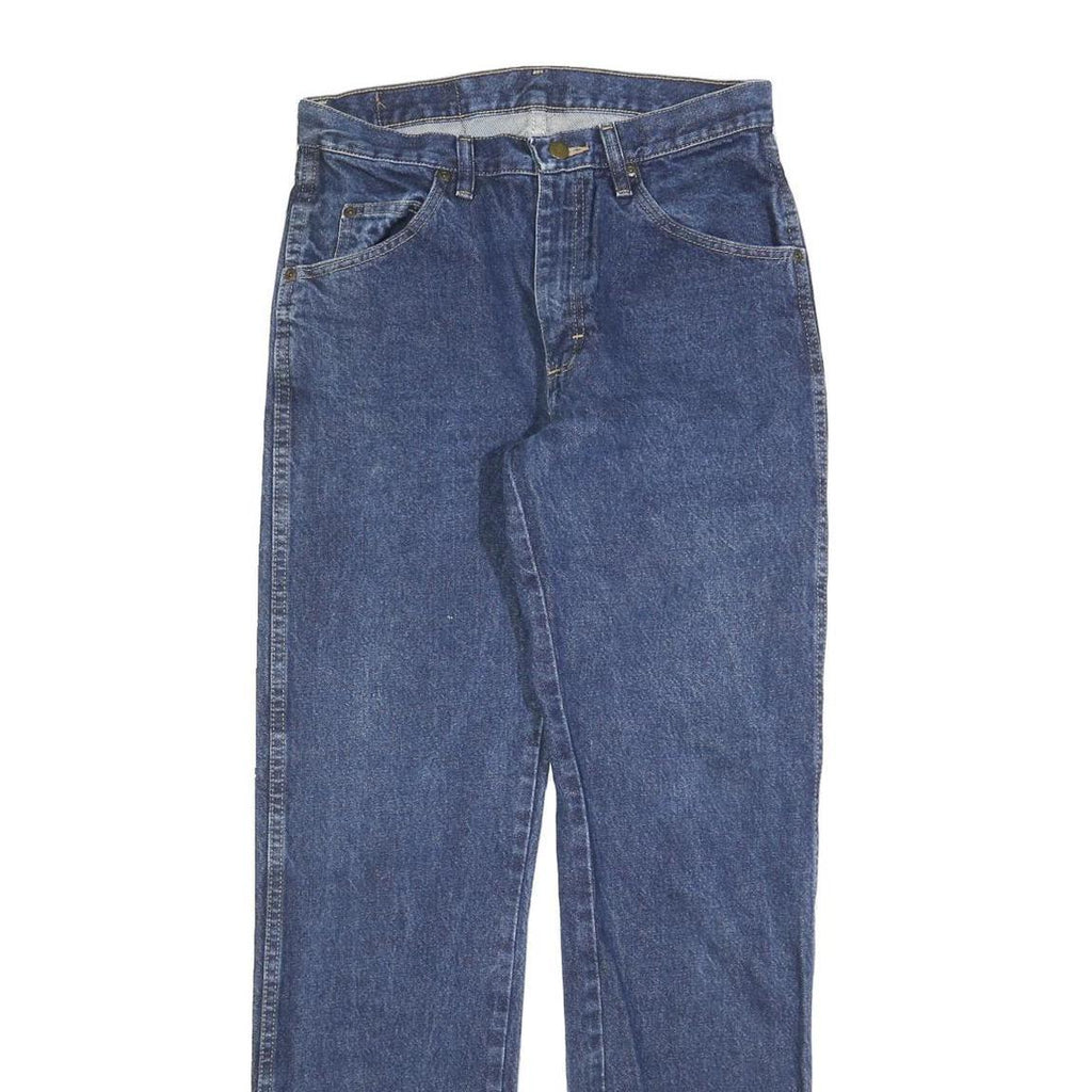 WRANGLER Mens Regular Fit Straight Denim Medium W30 L32 Zip Cotton Blend Jeans