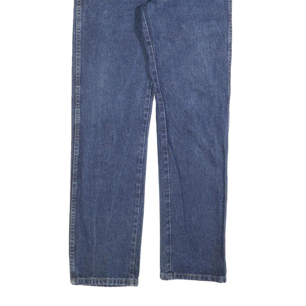 WRANGLER Mens Regular Fit Straight Denim Medium W30 L32 Zip Cotton Blend Jeans