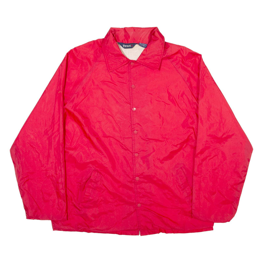 TRAX Mens Shell Jacket Red Nylon M